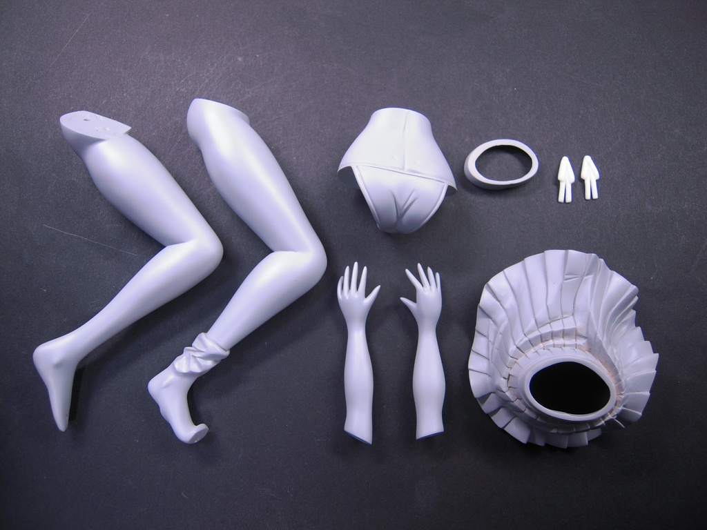 壁尻(Bタイプ)スカート&腕付属! オリジナルガレージキット作品