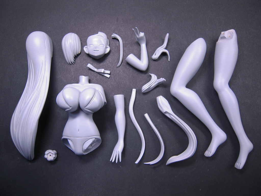 ブルーアーカイブ「一之瀬アスナ(水着ver)」【1/7.5スケール】ガレージキット