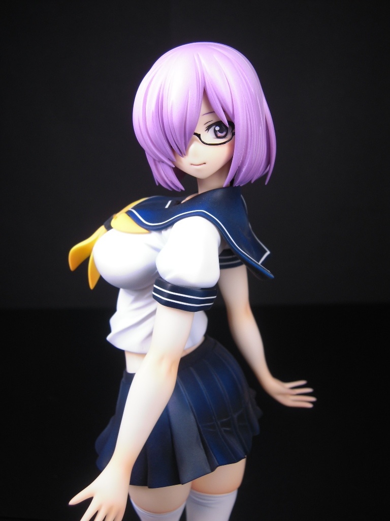 マシュ(セーラー服 ver. 改修版、メガネ付) ガレージキット Fate/Grand Order