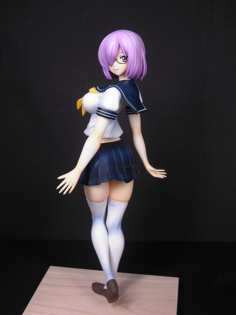 マシュ(セーラー服 ver. 改修版、メガネ付) ガレージキット Fate/Grand Order