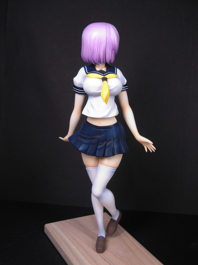 マシュ(セーラー服 ver. 改修版、メガネ付) ガレージキット Fate/Grand Order