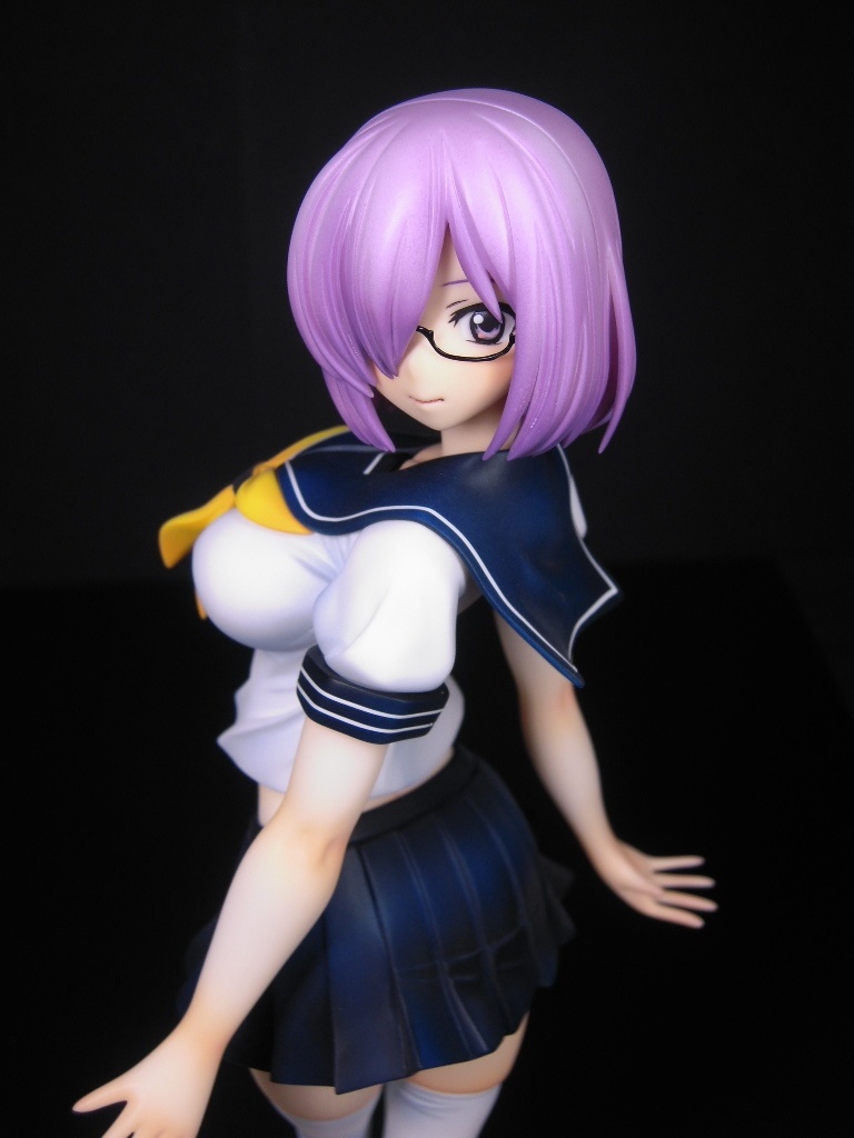 マシュ(セーラー服 ver. 改修版、メガネ付) ガレージキット Fate/Grand Order