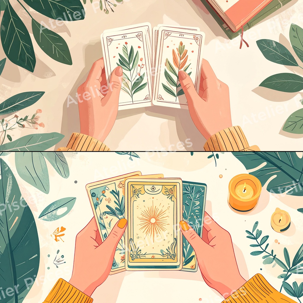 手書き風オラクルリーディング画像 10枚セット【商用可】