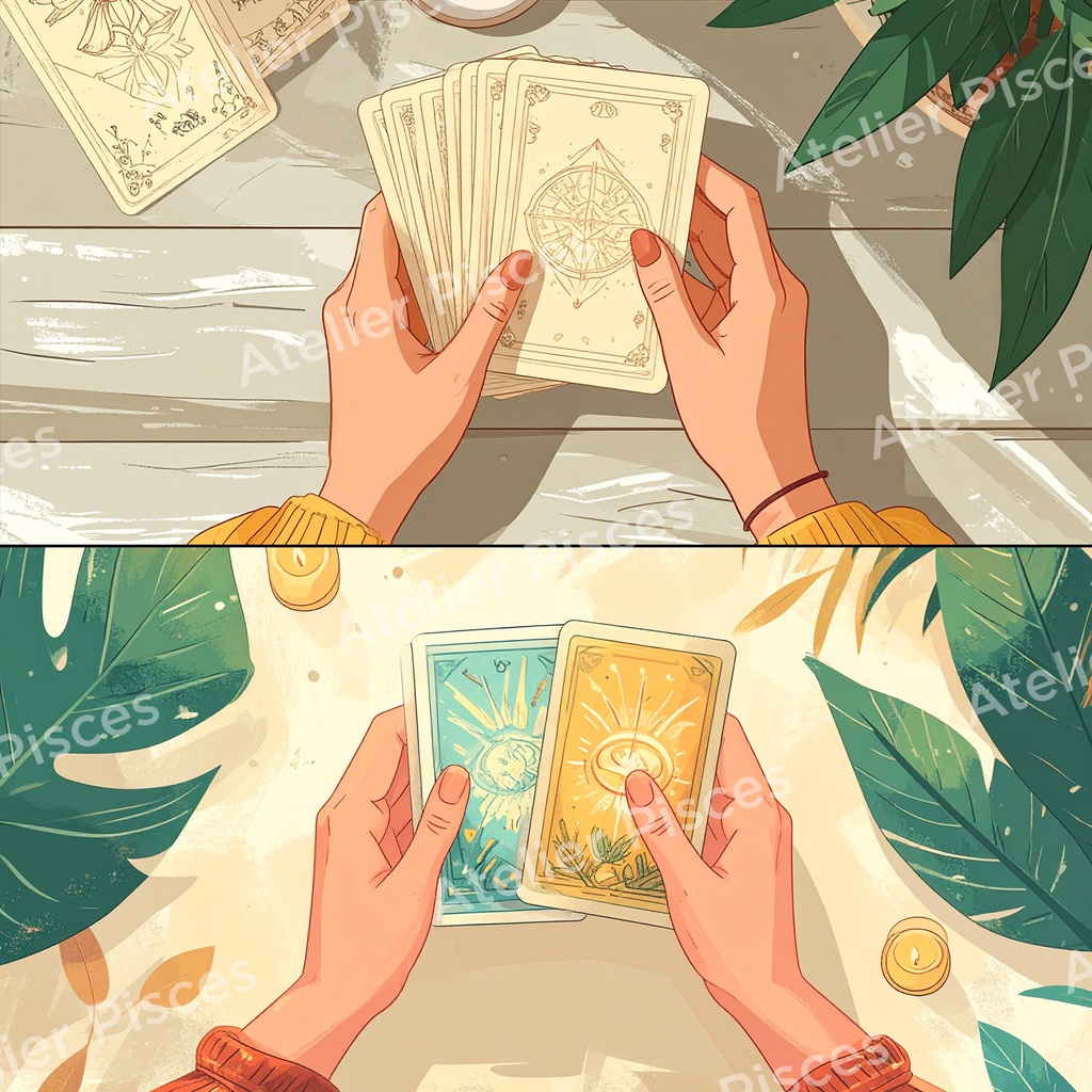 手書き風オラクルリーディング画像 10枚セット【商用可】
