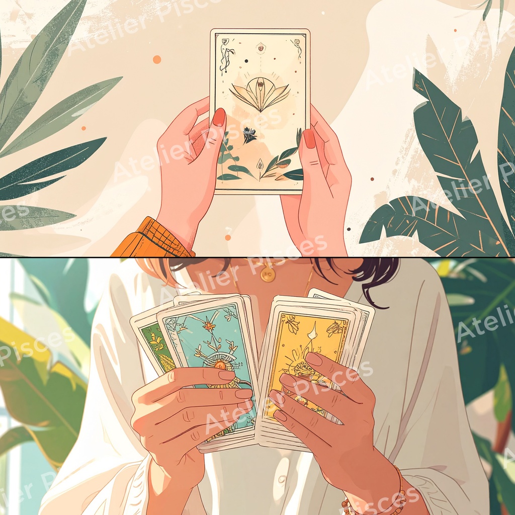 手書き風オラクルリーディング画像 10枚セット【商用可】