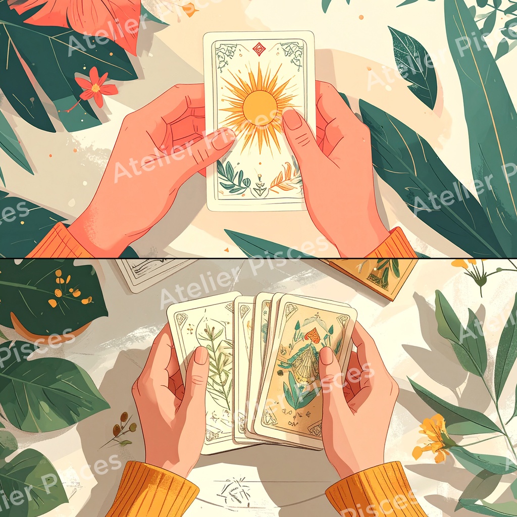 手書き風オラクルリーディング画像 10枚セット【商用可】