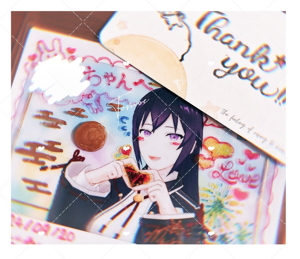 【ポラリス流星群】村瀬巴、エルゼ・フォン・エーデルシュタインの直筆手描きチェキ