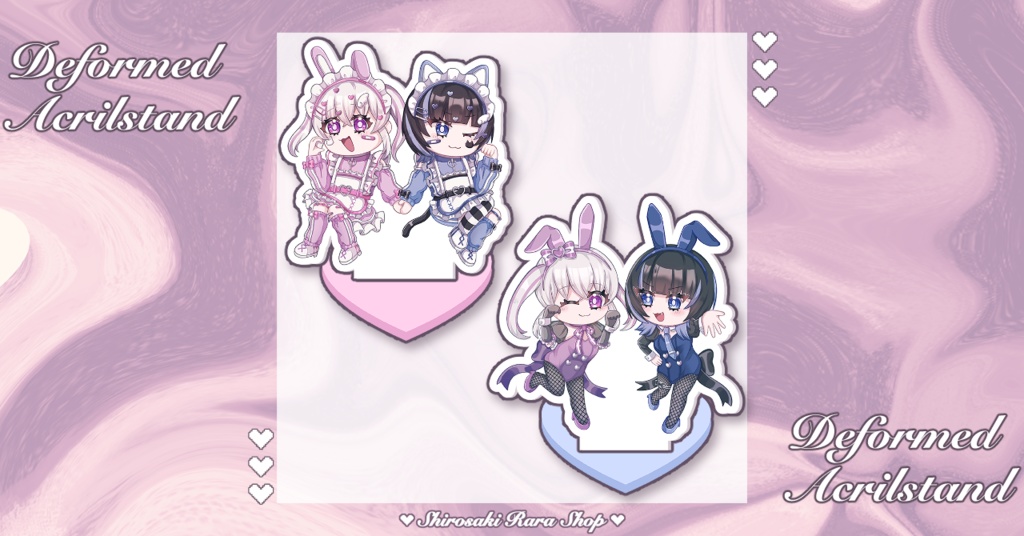 🩷デフォルメアクリルスタンド🩵