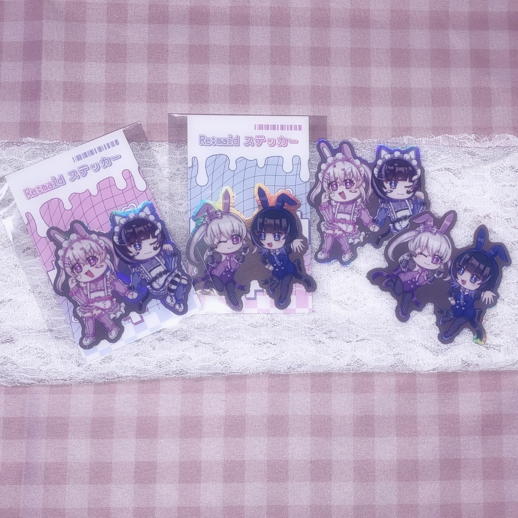🌟デフォルメホログラムステッカー🌟