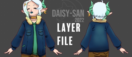 vRoid Aviator Jacket [Layer Ver]