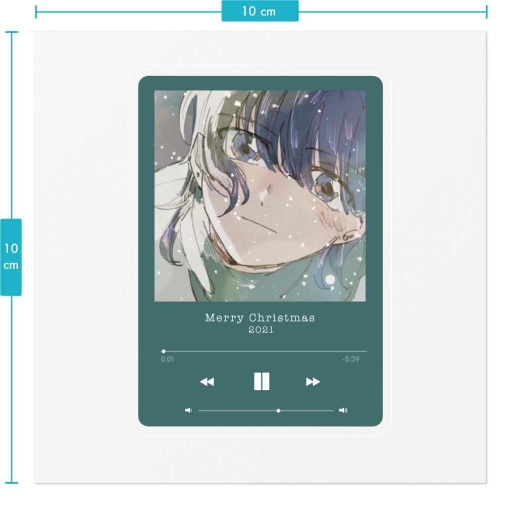 Xmas song2021(ステッカー)