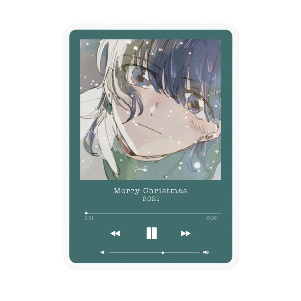Xmas song2021(ステッカー)