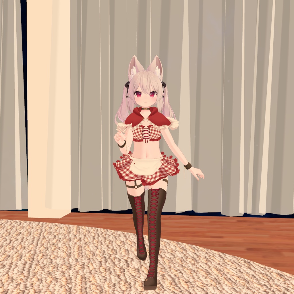【VRChat】女の子用移動アニメーションセット(Standing)