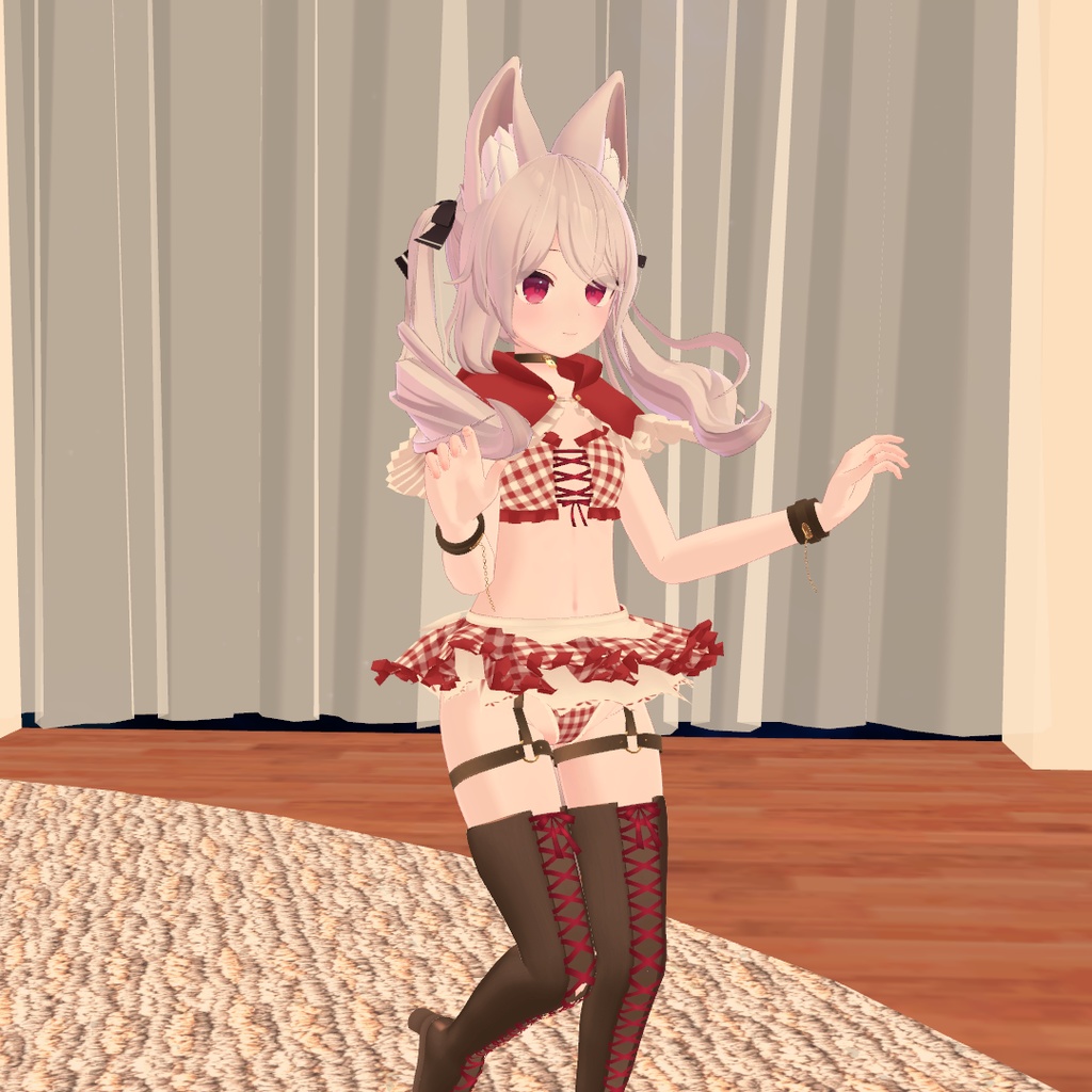 【VRChat】女の子用移動アニメーションセット(Standing)