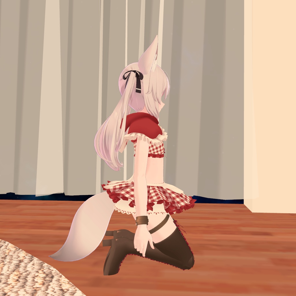 一部無料あり【VRChat】膝立ちIdle・移動アニメーション(Crouching)