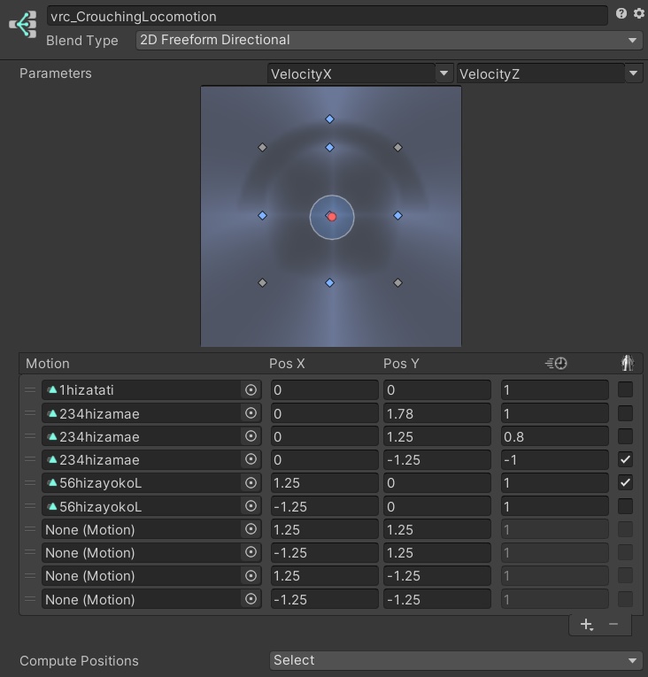 一部無料あり【VRChat】膝立ちIdle・移動アニメーション(Crouching)