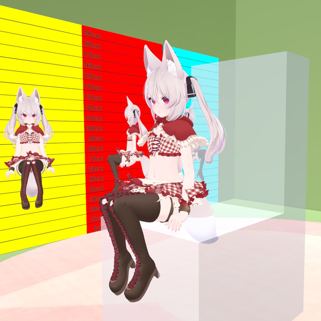 【VRChat】女の子座りポーズ