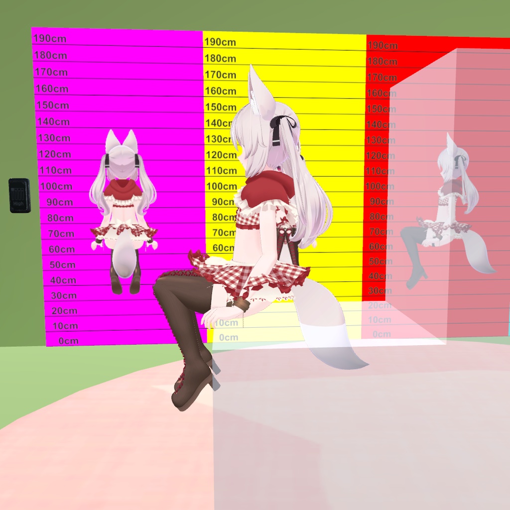【VRChat】女の子座りポーズ