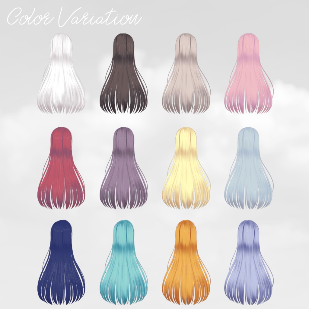 さらさらFiロングヘア【VRChat】