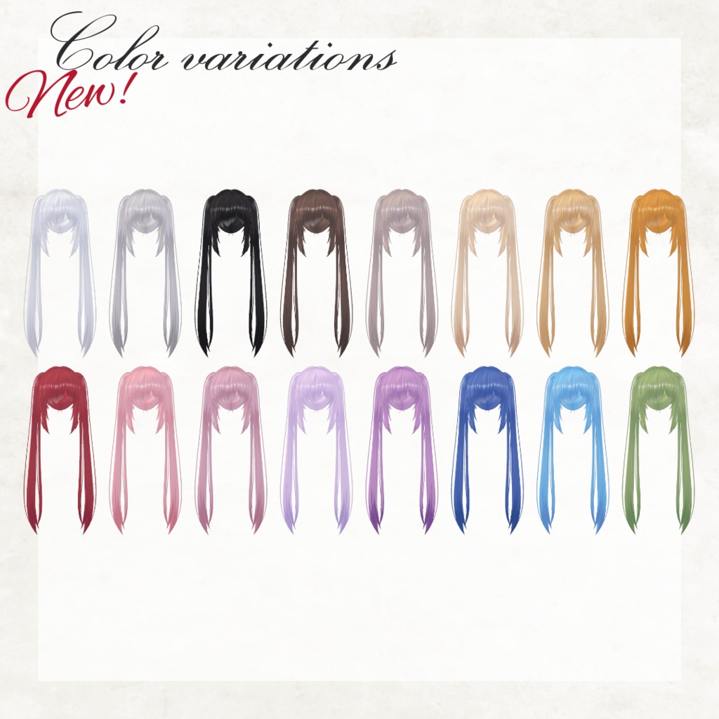 PureST Twin ピュレストツインテール【VRChat】