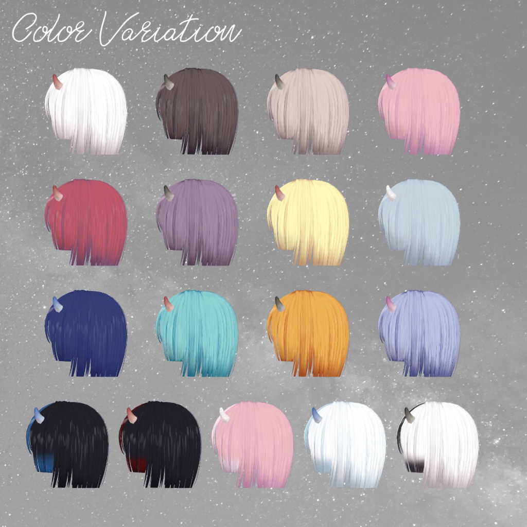 Taurus hair おうし座ヘア【VRChat】