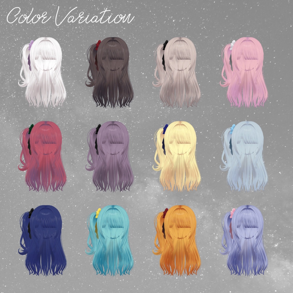 Gemini hair ふたご座ヘア【VRChat】