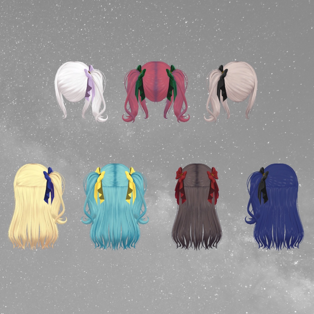 Gemini hair ふたご座ヘア【VRChat】