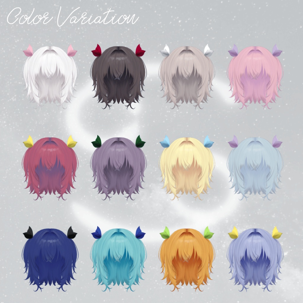 Cancer hair かに座ヘア【VRChat】