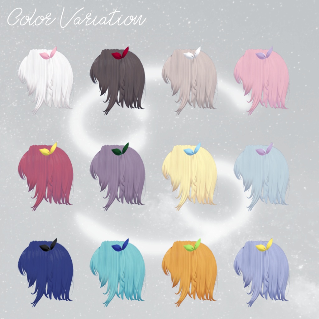 Cancer hair かに座ヘア【VRChat】