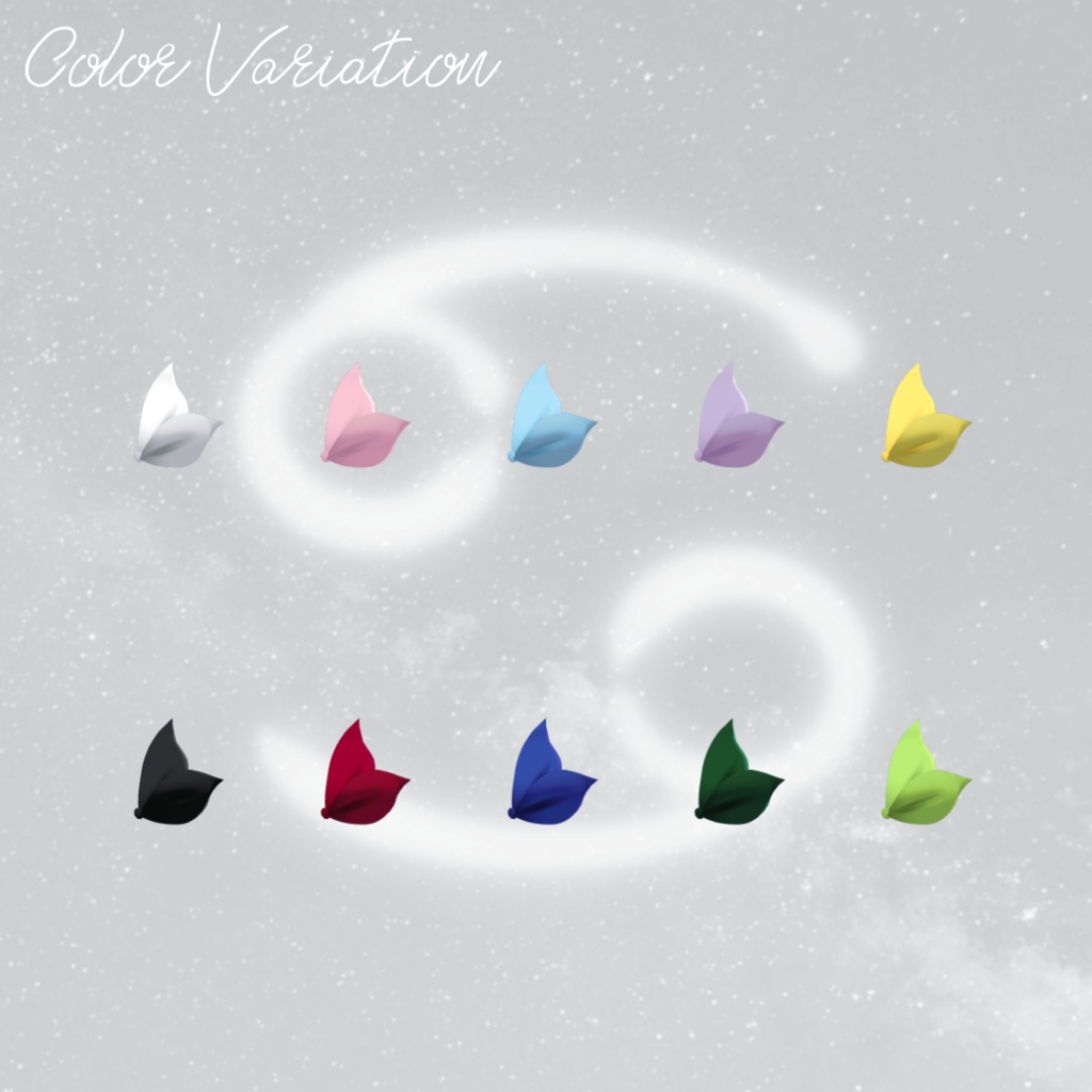 Cancer hair かに座ヘア【VRChat】