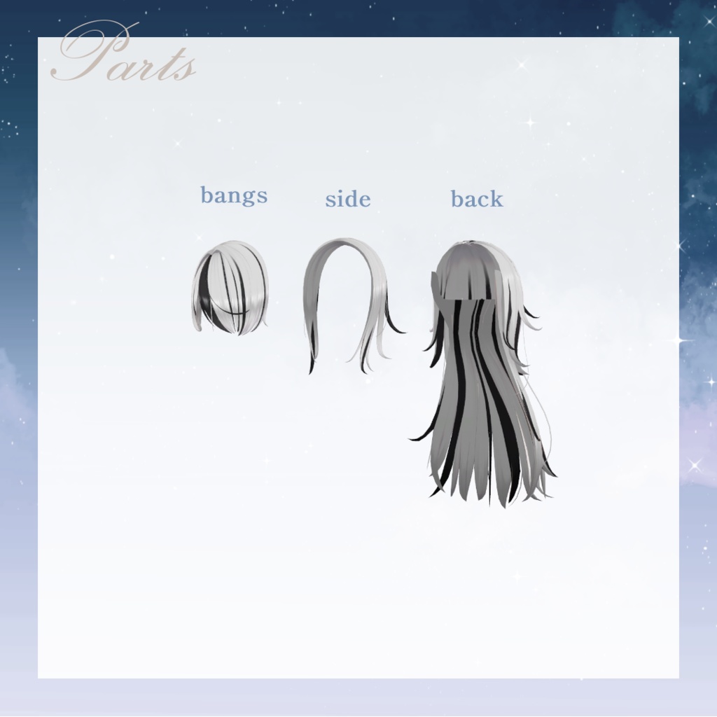 Leo hair しし座ヘア【VRChat】