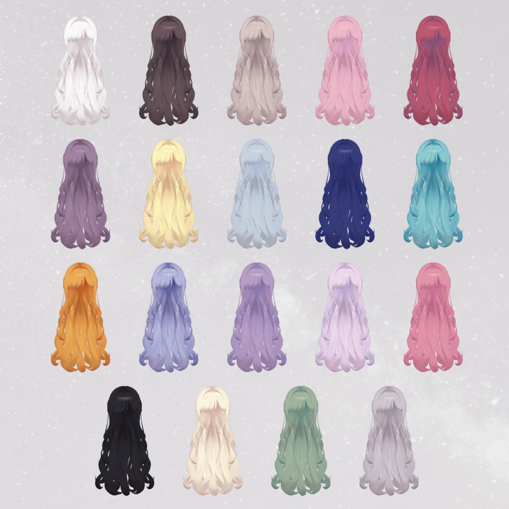 Virgo hair おとめ座ヘア【VRChat】