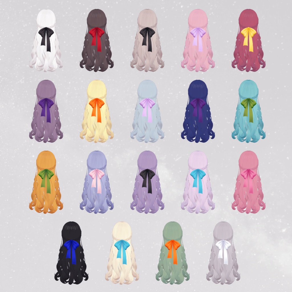 Virgo hair おとめ座ヘア【VRChat】