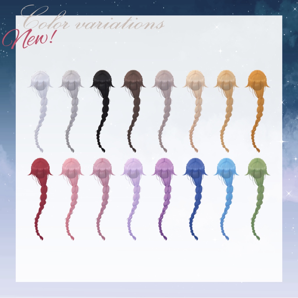 Scorpio hair さそり座ヘア【VRChat】