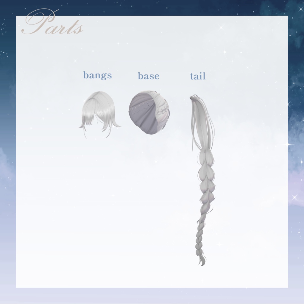 Scorpio hair さそり座ヘア【VRChat】