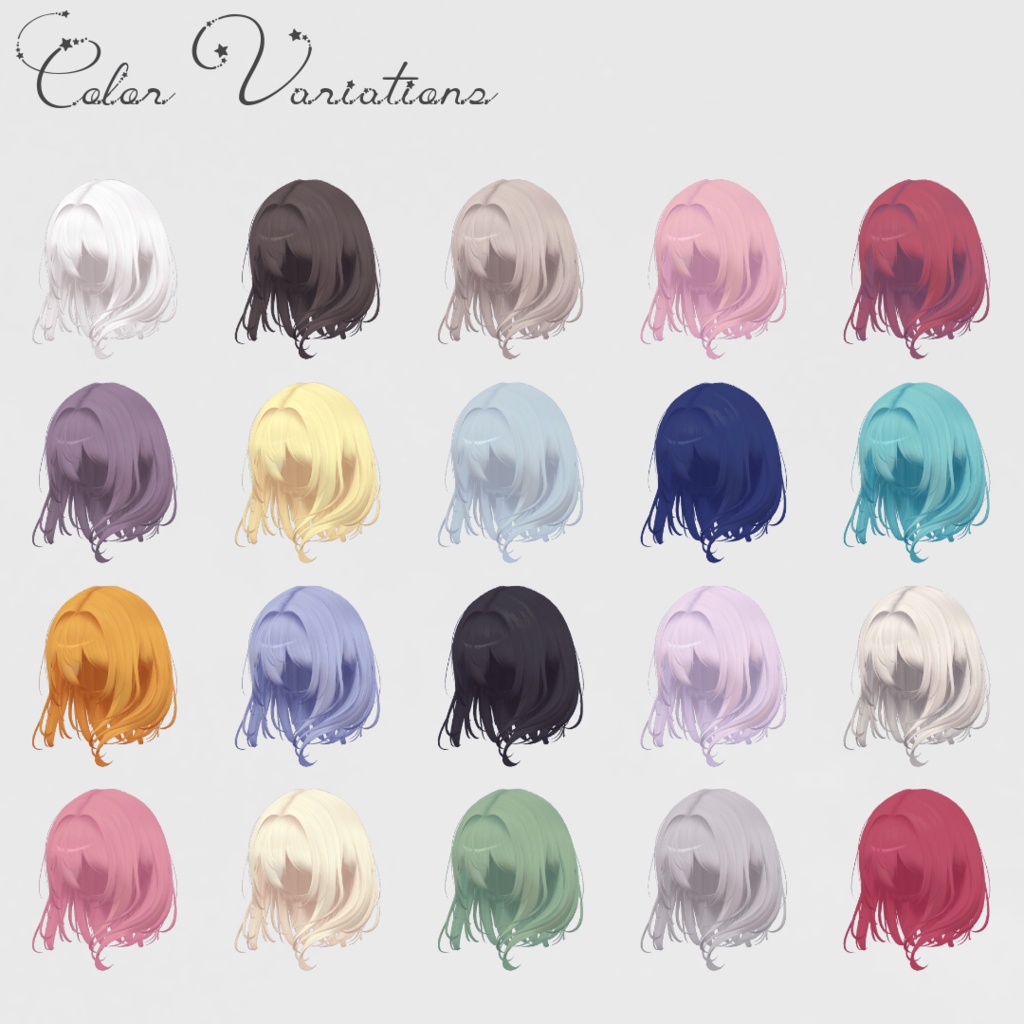 Aquarius hair みずがめ座ヘア【VRChat】