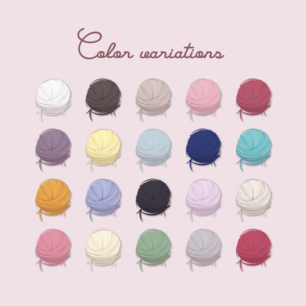 おだんごエクステ Bun extension【VRChat】