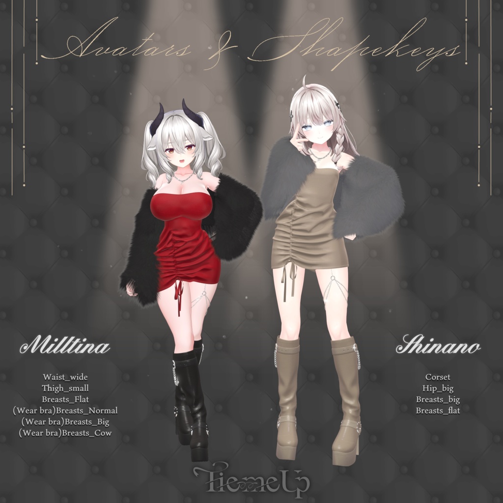 Tie me Up【18アバター対応】3D衣装