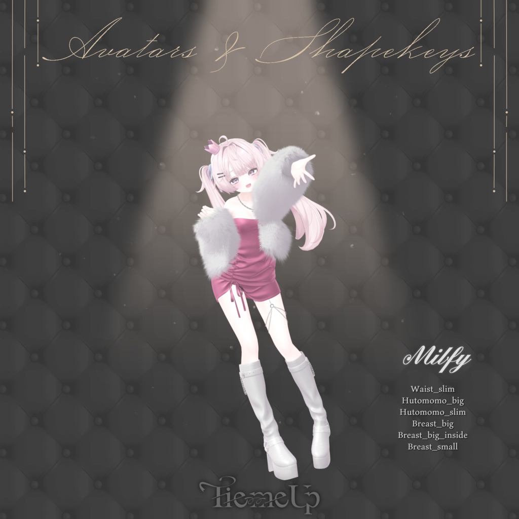 Tie me Up【18アバター対応】3D衣装