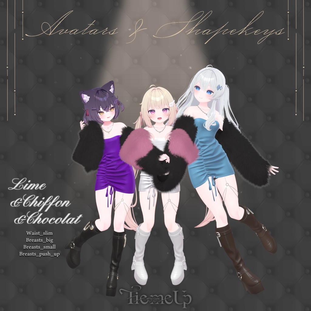 Tie me Up【18アバター対応】3D衣装