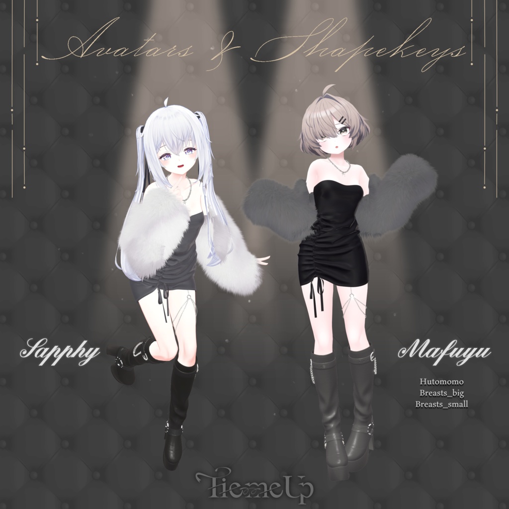 Tie me Up【18アバター対応】3D衣装