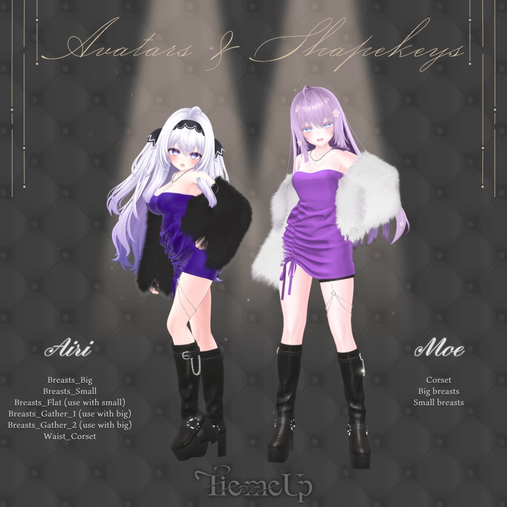 Tie me Up【18アバター対応】3D衣装