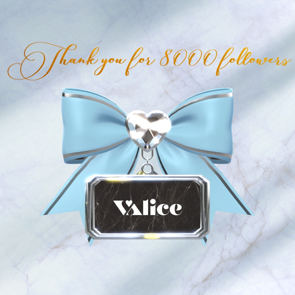 VAliceNameplate【3Dアクセサリー】