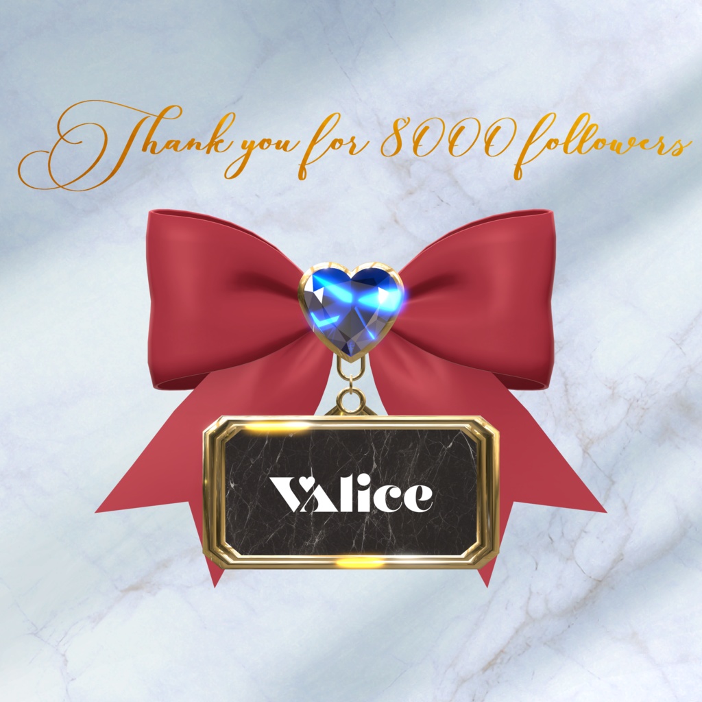 VAliceNameplate【3Dアクセサリー】