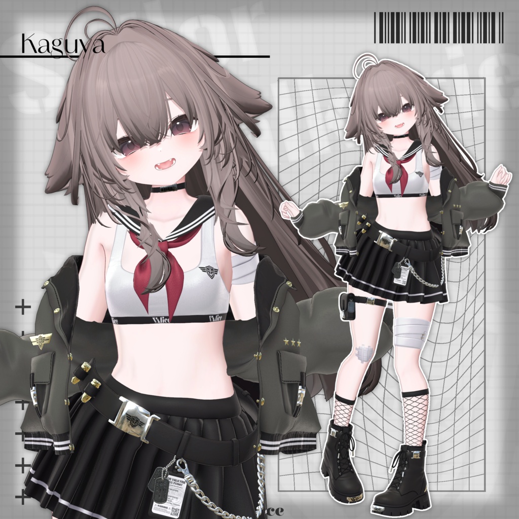 【23アバター対応】セーラー戦乙女 / Sailor Valkyrie【3D衣装モデル】