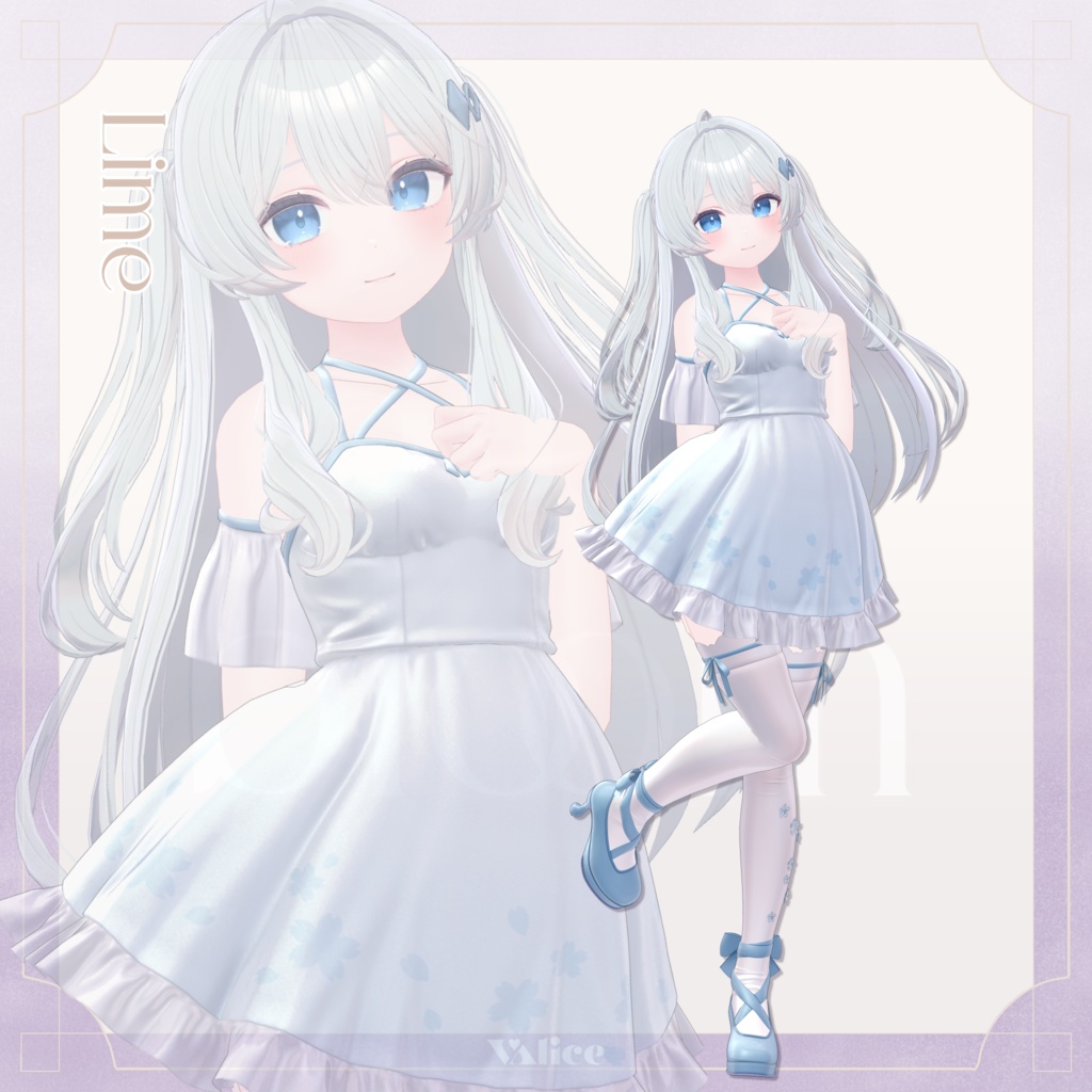 airy bloom / エアリーブルーム【3D衣装モデル】