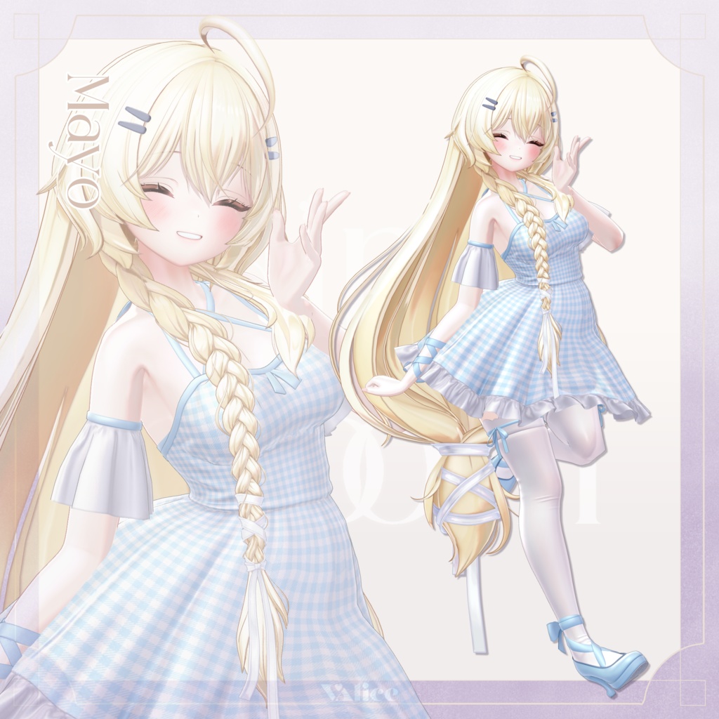 SALE【18アバター対応】airy bloom / エアリーブルーム【3D衣装モデル】