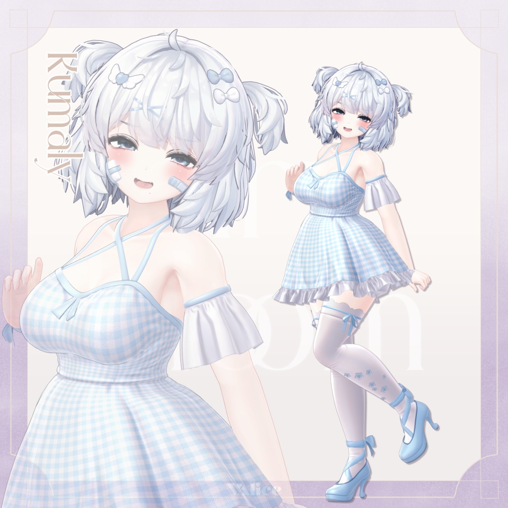 SALE【18アバター対応】airy bloom / エアリーブルーム【3D衣装モデル】