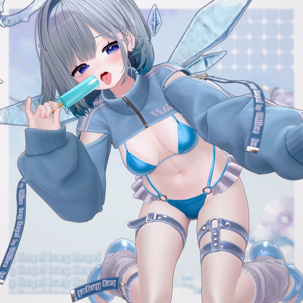 SALE🩵【16アバター対応】Icey Angel【3D衣装モデル】