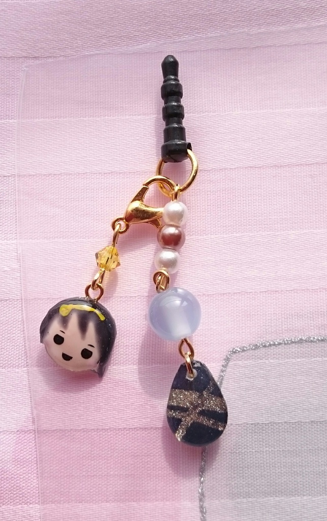 刀剣乱舞☆顔チャーム付き☆イヤホンジャック